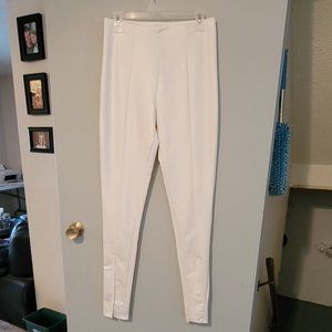 Off White Wet Look Pants